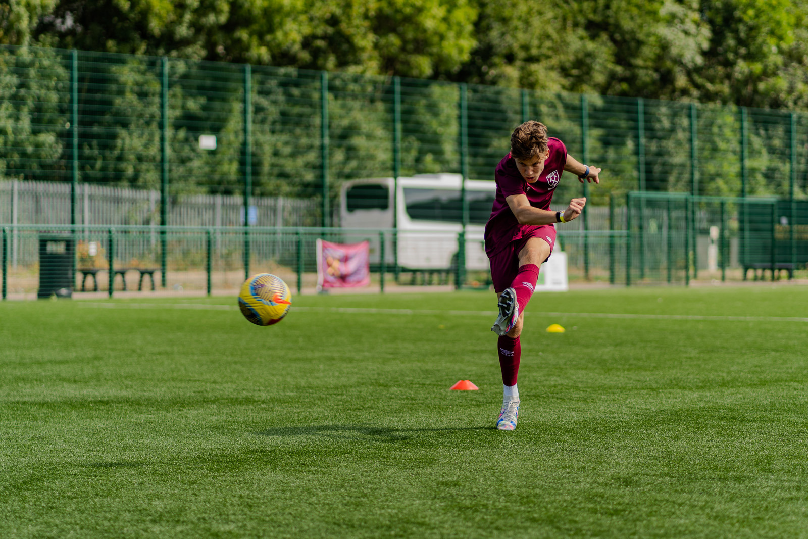 Partido reducido en el Bobby Moore Sports Hub